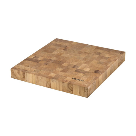 17 x 16 x 2 inch thick End - Grain Acacia Butcher Block Solid Wood Large Cutting Board - BUILDMYPLACE