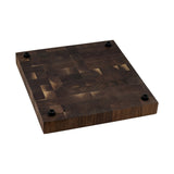 17 x 16 x 2 inch thick End - Grain Acacia Butcher Block Solid Wood Large Cutting Board - BUILDMYPLACE