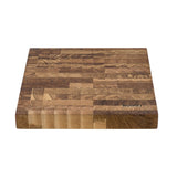 17 x 16 x 2 inch thick End - Grain Acacia Butcher Block Solid Wood Large Cutting Board - BUILDMYPLACE