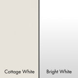 ZLINE 61 in. Shiplap Bright White Wooden Chimney Extension for Ceilings up to 12 ft. (KPWW-E)