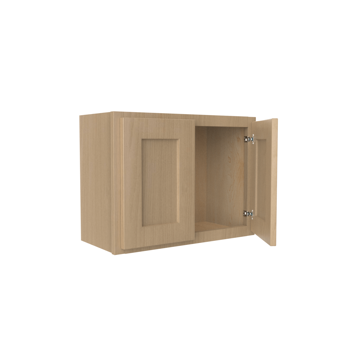 18 Inch High Double Door Wall Cabinet - Luxor Harvest - RTA, 24W x 18H x 12D - BUILDMYPLACE