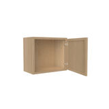 18 Inch High Single door Wall Cabinet - Luxor Harvest - RTA, 21W x 18H x 12d - BUILDMYPLACE