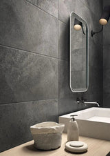 18" x 36" x 10 MM Panaria True Soft Black Porcelain Tile (13.46SQ FT/ CTN) - BUILDMYPLACE