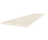 18 x 47.2 in. Marmiline Ivory Polished Engineered Stone Bench - BUILDMYPLACE