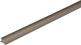 T-COVE Connection Trim 7/8 in. Aluminum - Nickel- Anodized - Tile Edge Trim by Dural