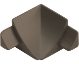 T-COVE Internal Corner 2 Connections Trim Aluminum Nickel Anodized Tile Edge Trim for 2pc. | TCAE 220-T-XI/2