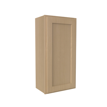 Single door Wall Cabinet | 18W x 36H x 12d - Luxor Harvest