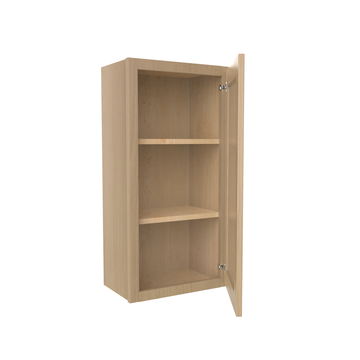 Single door Wall Cabinet | 18W x 36H x 12d - Luxor Harvest