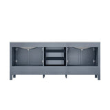 Jacques Dark Grey Freestanding Bathroom Vanity with White Carrara Marble Top, White Square Sink