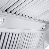 ZLINE 36" Professional Convertible Vent Wall Mount Range Hood in Stainless Steel (587-36)