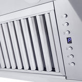 ZLINE 36" Professional Convertible Vent Wall Mount Range Hood in Stainless Steel (587-36)