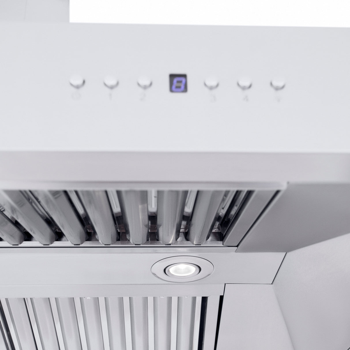 ZLINE 48" Professional Ducted Wall Mount Range Hood in Stainless Steel with Crown Molding (667CRN-48)