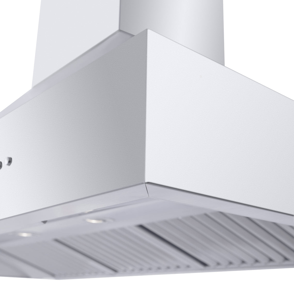 ZLINE 48" Professional Ducted Wall Mount Range Hood in Stainless Steel with Crown Molding (667CRN-48)