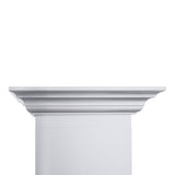 ZLINE 48" Professional Ducted Wall Mount Range Hood in Stainless Steel with Crown Molding (667CRN-48)