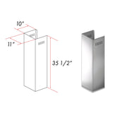ZLINE 1-36 in. Chimney Extension for 9 ft. to 10 ft. Ceilings (1PCEXT-ALP70WL)