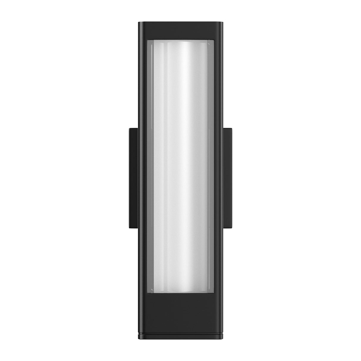 black-aluminum-led-outdoor-wall-cylinder-light