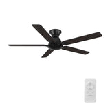 DUNKIRK 52 In 5 Blade Smart Ceiling Fan Without  LED  Lights With Remote Control