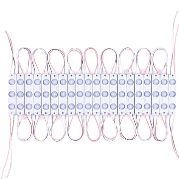 1W LED Module Lights For Signs - DC 12V - 3 LEDs/Mod - Pure White - 7000K - UL Listed