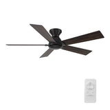 LURGAN 52 In 5 Blade Smart Ceiling Fan Without  LED  Lights With Remote