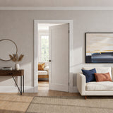 Ivanees 1-Panel Hollow Core Molded Shaker Door Slab - Madison 80 Inch Height