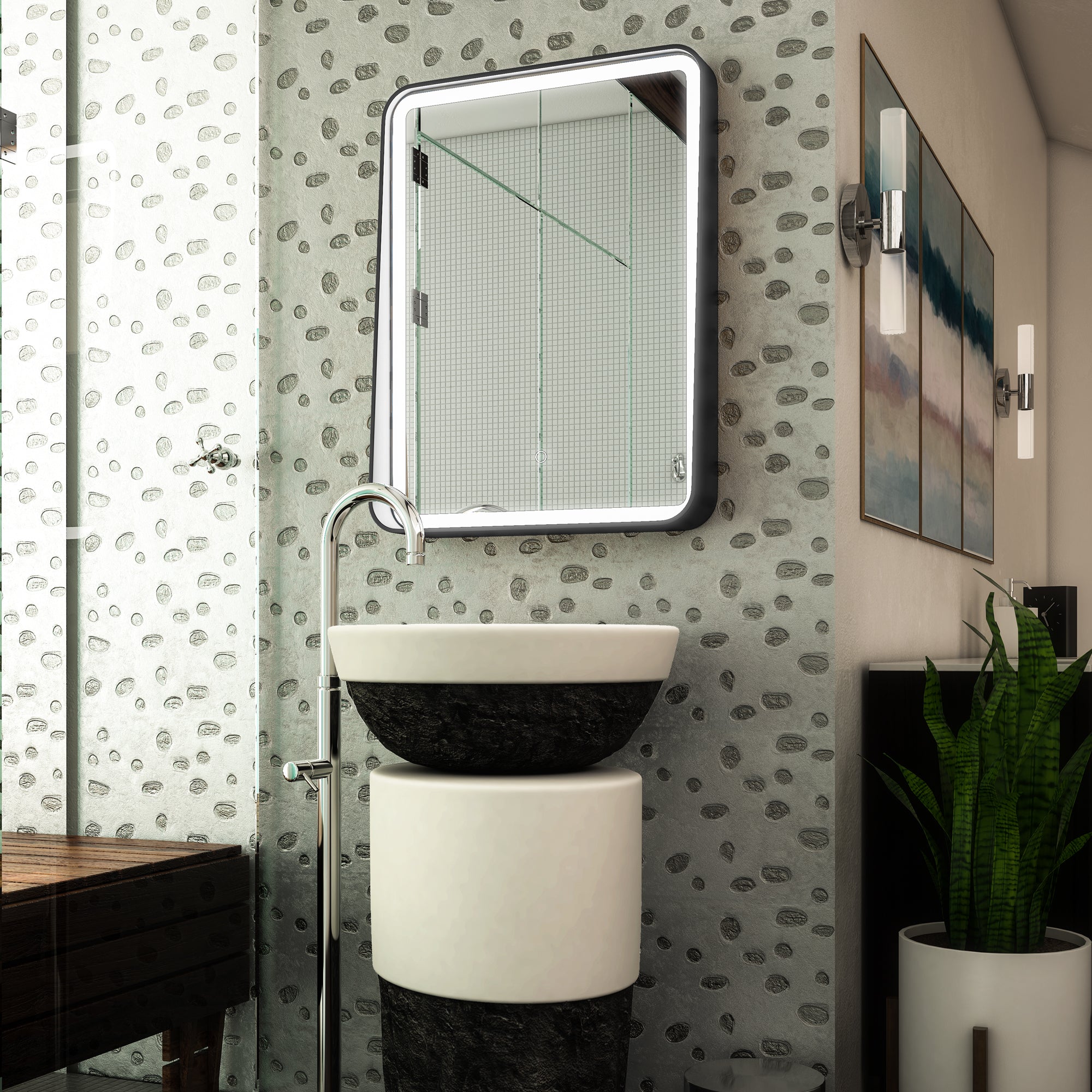 LED Lighted Bathroom Vanity Mirror