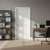 Ivanees 1-Panel Hollow Core Molded Shaker Door Slab - Madison 80 Inch Height