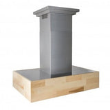ZLINE 36 in. Remote Blower Designer Series Wooden Wall Mount Range Hood in Butcher Block (681M-RD-36)