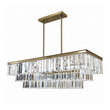12-Light Pendant Chandelier, E12 Base, 60W Max Per Socket, 17.5-Inch Depth
