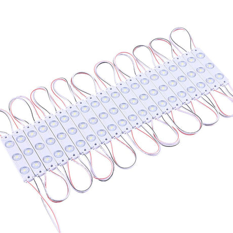 1W LED Module Lights For Signs - DC 12V - 3 LEDs/Mod - Pure White - 7000K - UL Listed - BUILDMYPLACE
