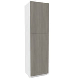 2 Door Utility Cabinet| Matrix Silver | 24W x 90H x 24D - BUILDMYPLACE