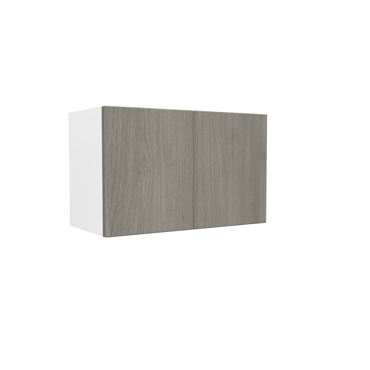 2 Door Wall Cabinet| Matrix Silver | 24W x 15H x 12D - BUILDMYPLACE