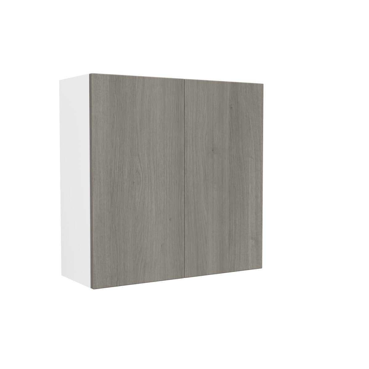 2 Door Wall Cabinet| Matrix Silver | 30W x 30H x 12D - BUILDMYPLACE