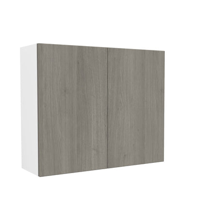 2 Door Wall Cabinet| Matrix Silver | 36W x 30H x 12D - BUILDMYPLACE