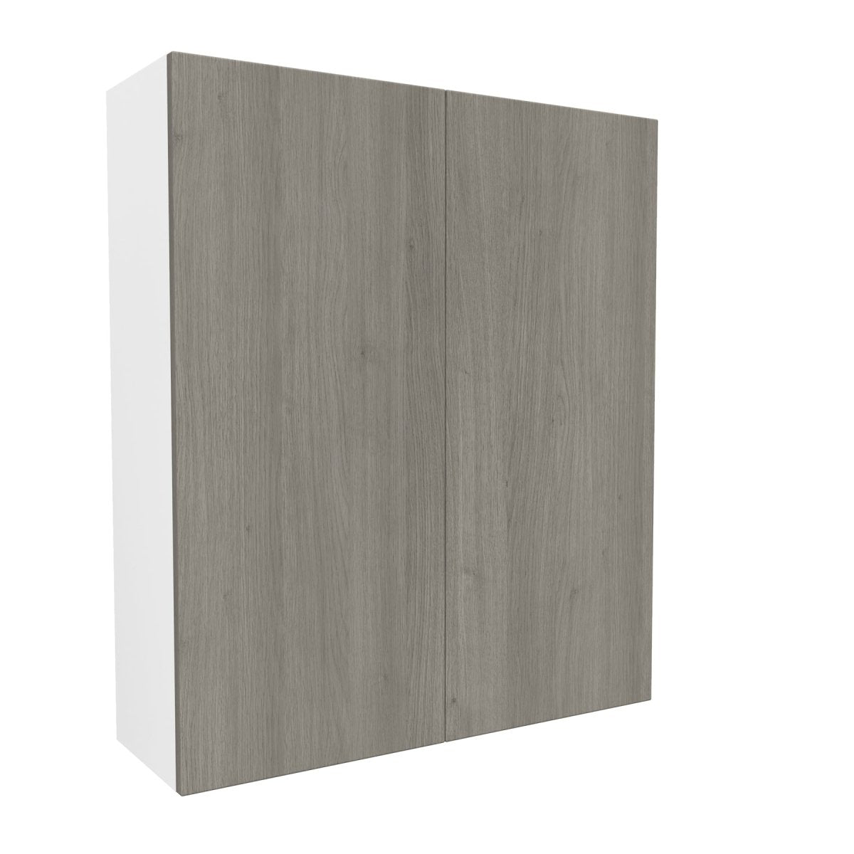 2 Door Wall Cabinet| Matrix Silver | 36W x 42H x 12D - BUILDMYPLACE