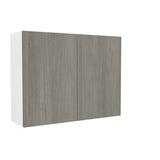 2 Door Wall Cabinet| Matrix Silver | 39W x 30H x 12D - BUILDMYPLACE