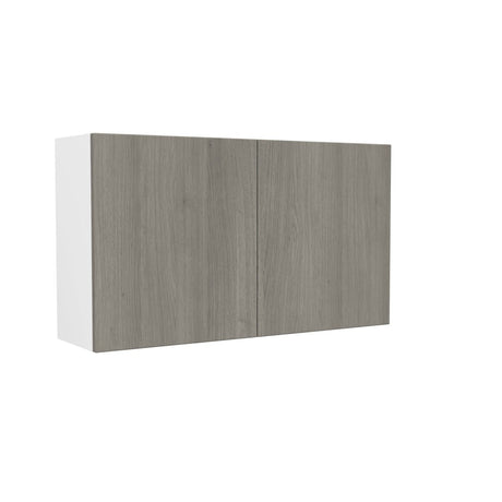 2 Door Wall Cabinet| Matrix Silver | 42W x 24H x 12D - BUILDMYPLACE