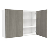 2 Door Wall Cabinet| Matrix Silver | 42W x 30H x 12D - BUILDMYPLACE