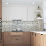 2 in. Hexagon Bianco Carrara White Polished Marble Mosaic - BUILDMYPLACE