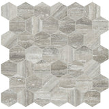 2 In Hexagon La Marca Honed Glazed Porcelain Mosaic - BUILDMYPLACE