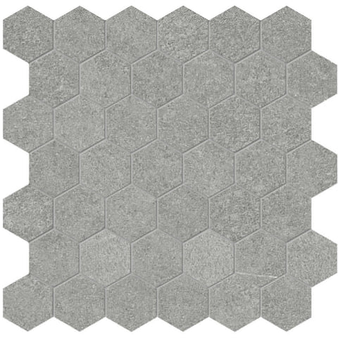 2 In Hexagon Mjork Mica Matte Color Body Porcelain Mosaic