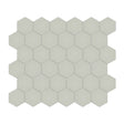 2 In Hexagon Soho Soft Sage Matte Glazed Porcelain Mosaic - BUILDMYPLACE