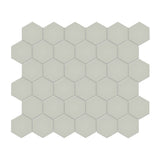 2 In Hexagon Soho Soft Sage Matte Glazed Porcelain Mosaic - BUILDMYPLACE