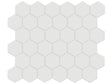2 In Hexagon Soho Vintage Grey Matte Glazed Porcelain Mosaic - BUILDMYPLACE