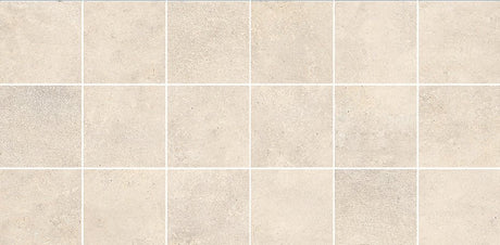 2 In. X 2 In. Mosaic Clay Ivory Satin Matte Porcelain - Square Wall & Floor Tile (4.84 Sqft/Case) - BUILDMYPLACE