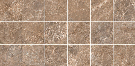 2 In. X 2 In. Mosaic Mira Brown Satin Matte Porcelain - Square Wall & Floor Tile (4.84 Sqft/Case) - BUILDMYPLACE