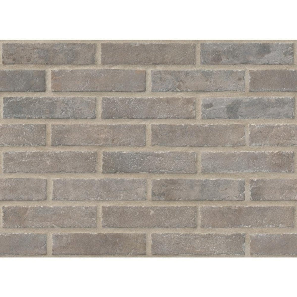 2" X 10" Brickstone Capella Taupe Glazed Matte Porcelain Tile (5.15SQ FT/CTN) - BUILDMYPLACE