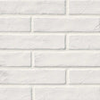 2" X 10" Brickstone Capella White Glazed Matte Porcelain Tile (5.15SQ FT/CTN) - BUILDMYPLACE