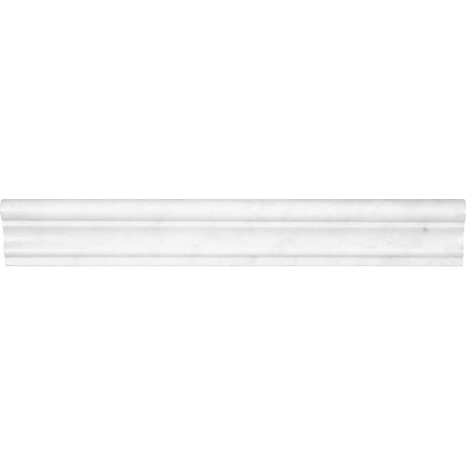 2 X 12 In Bianco Venatino Polished Marble Chairrail - BUILDMYPLACE