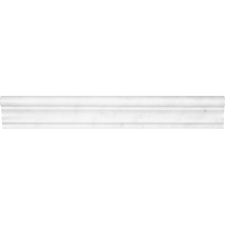 2 X 12 In Bianco Venatino Polished Marble Chairrail - BUILDMYPLACE