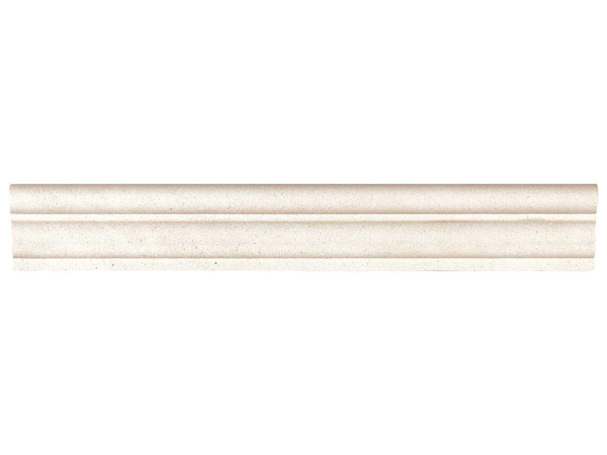 2 X 12 In Serene Ivory Honed Limestone Chairrail - BUILDMYPLACE